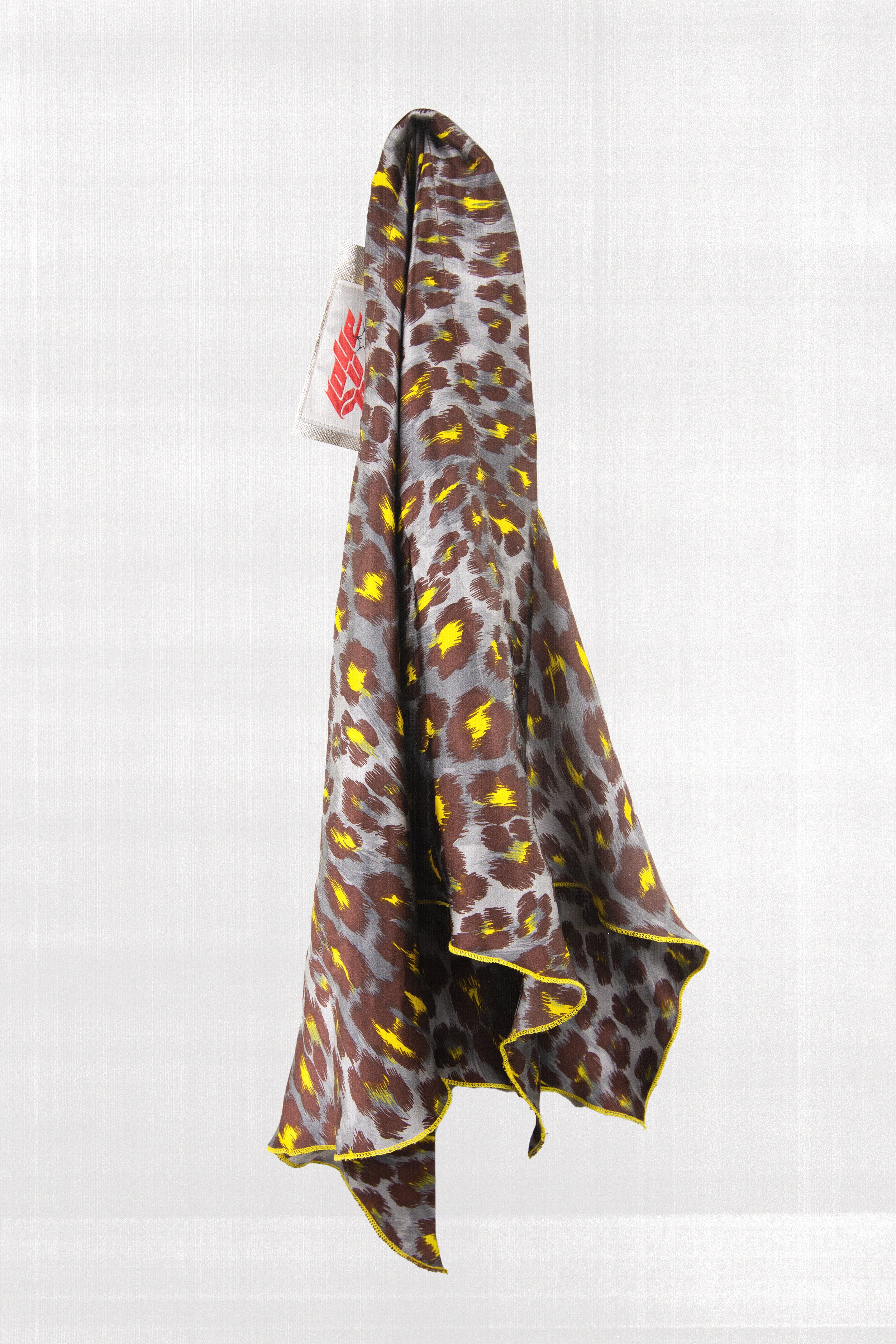 Leopard Silk Headscarf