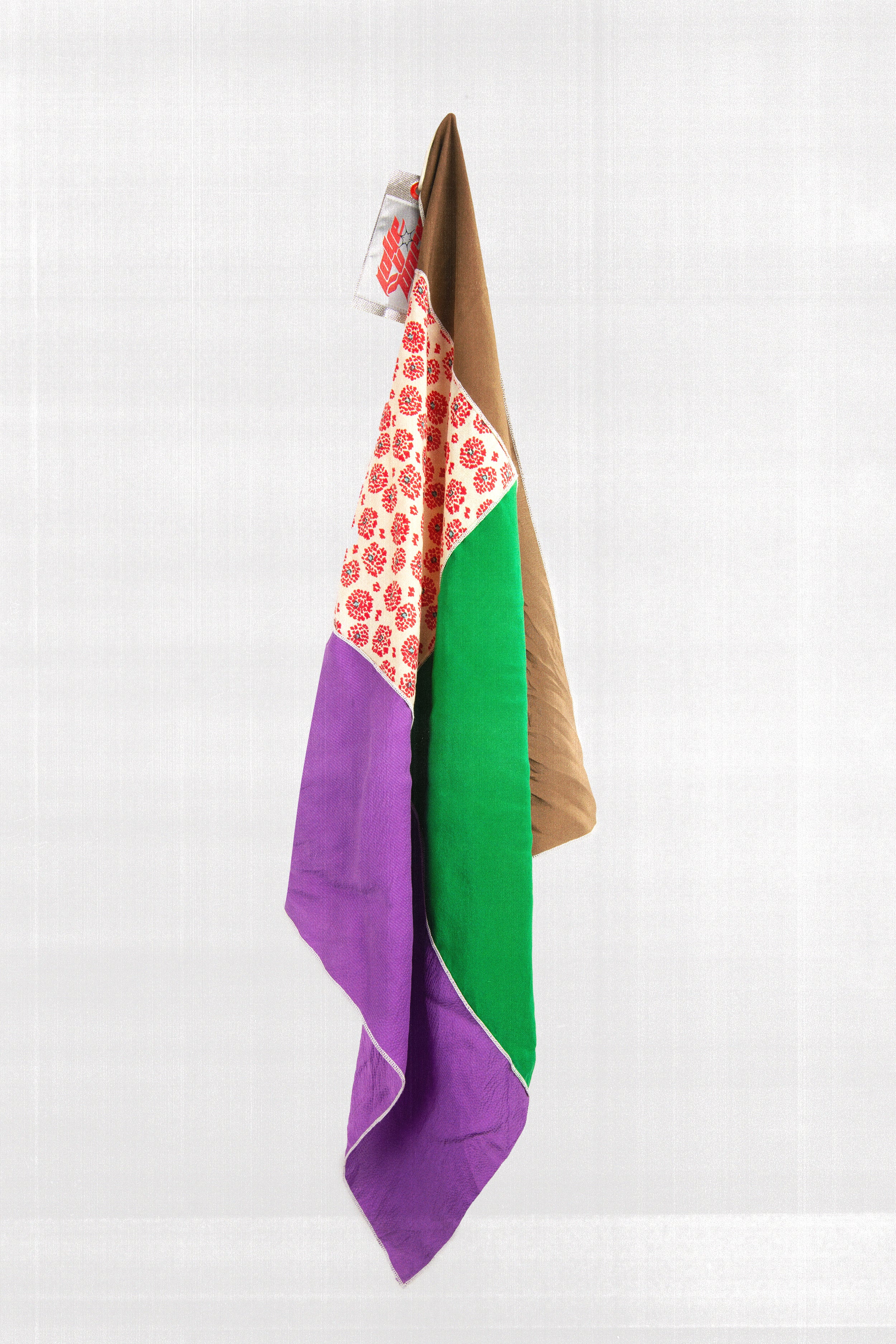 Patchwork Colorblock Headscarf