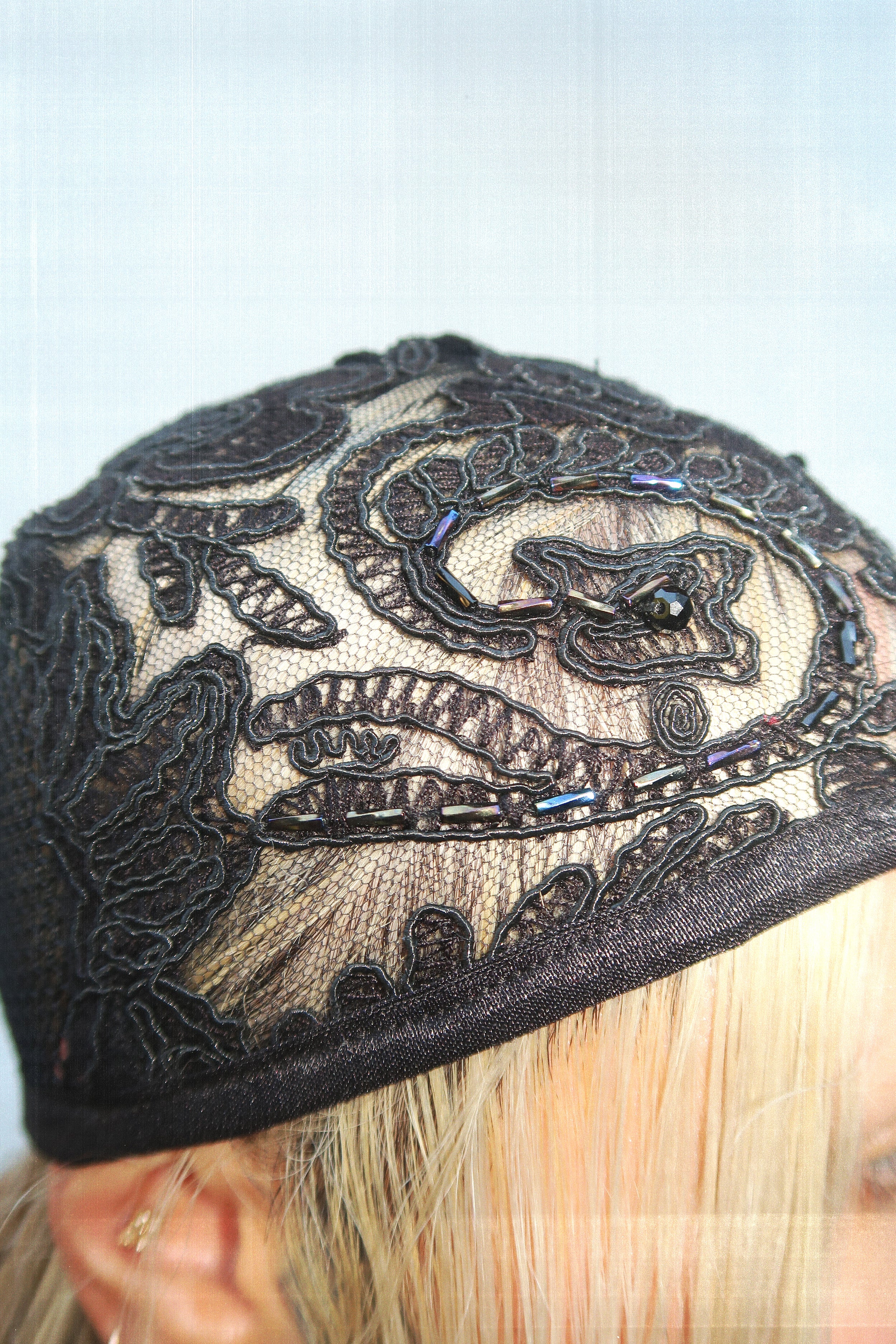 Black Lace Cap