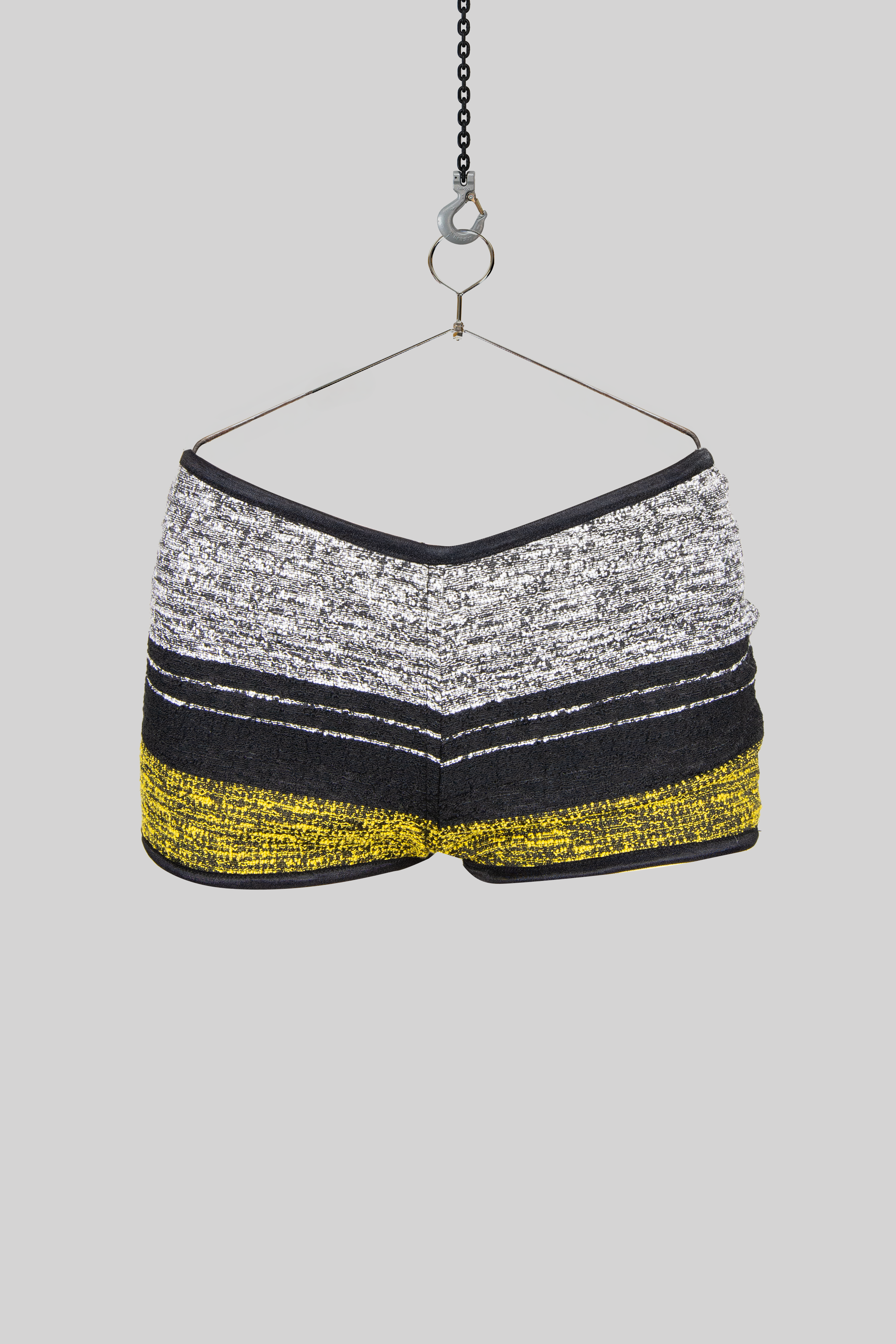 Striped Bouclé Micro Short