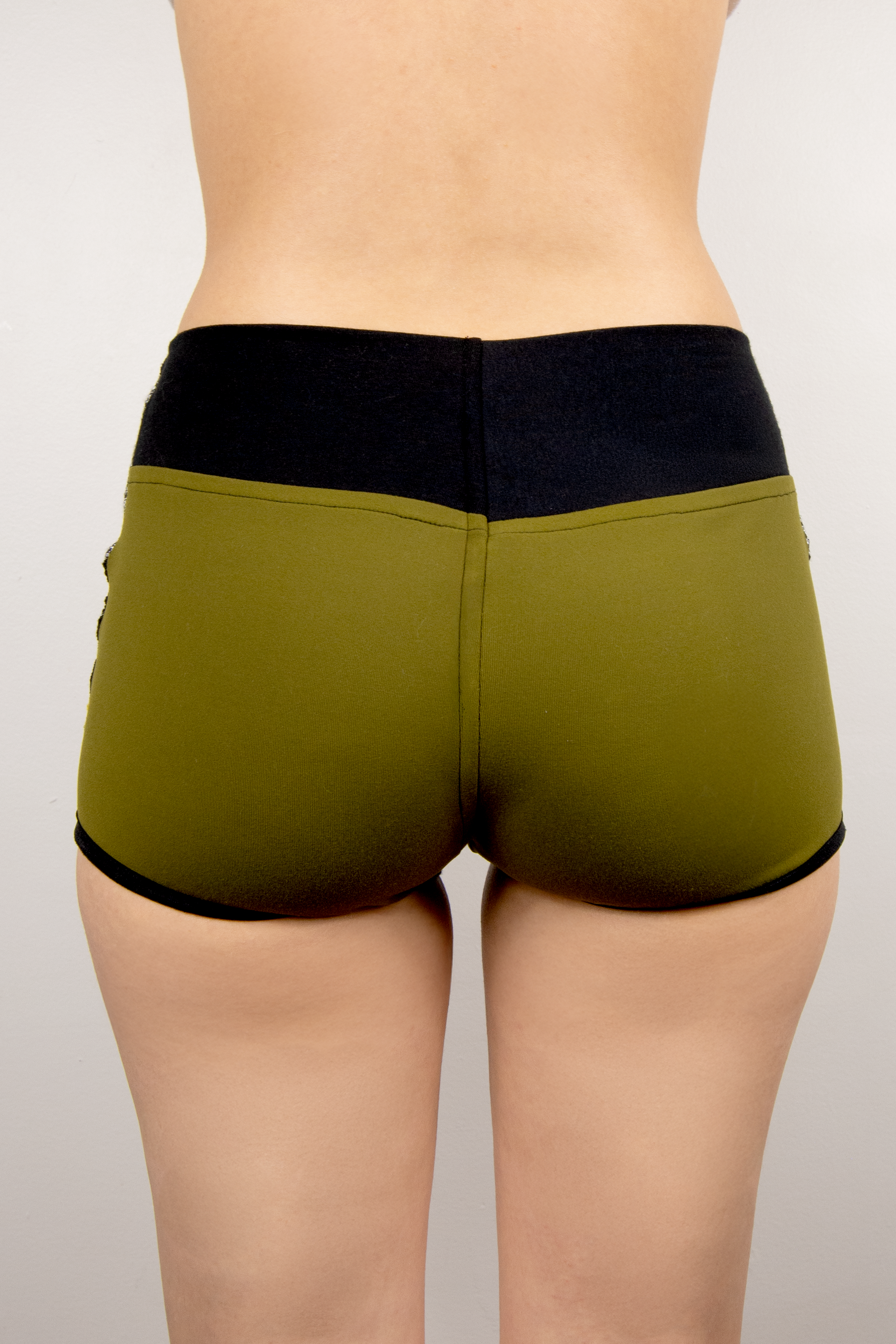 Striped Bouclé Micro Short