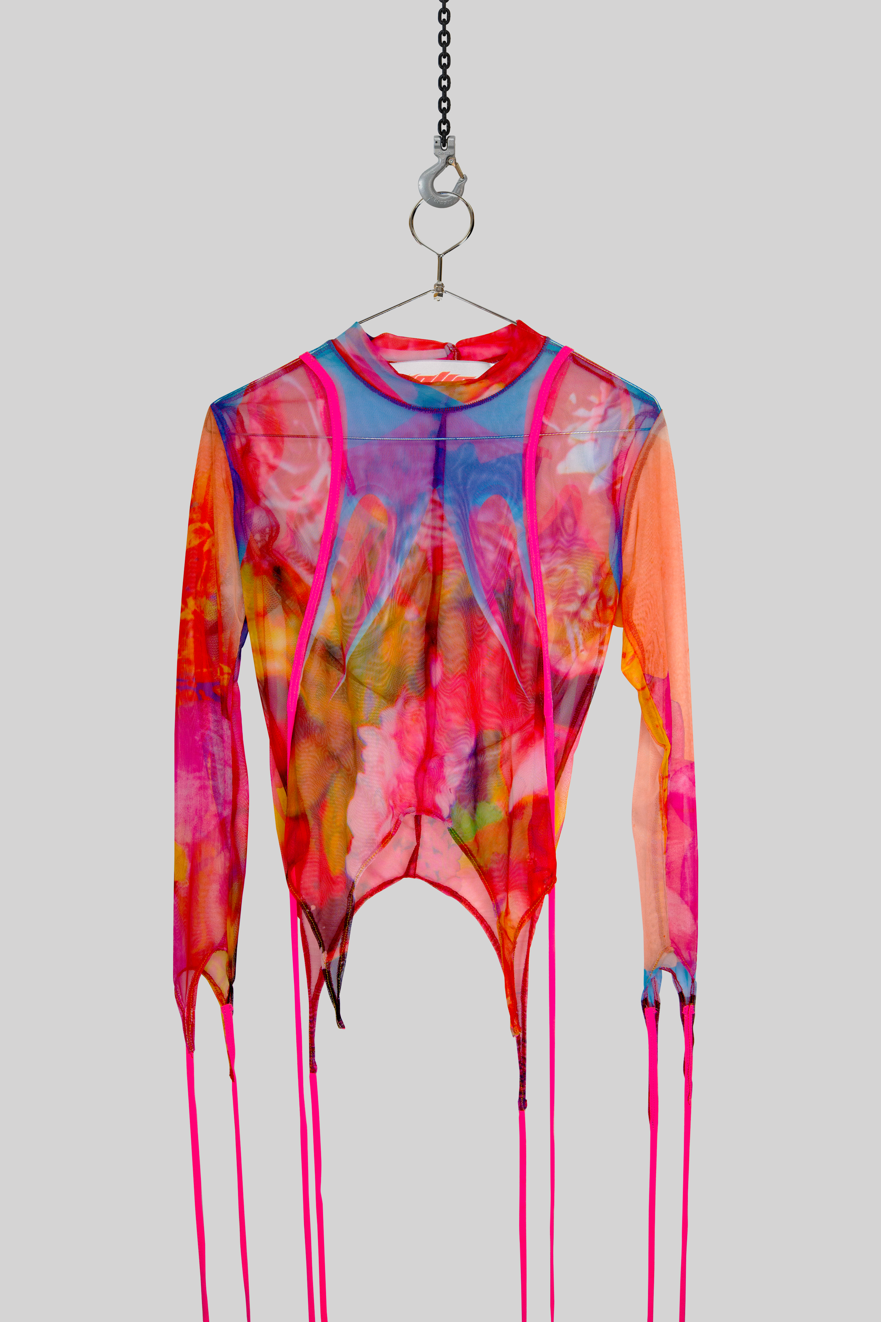 Multicolor String Mesh Top